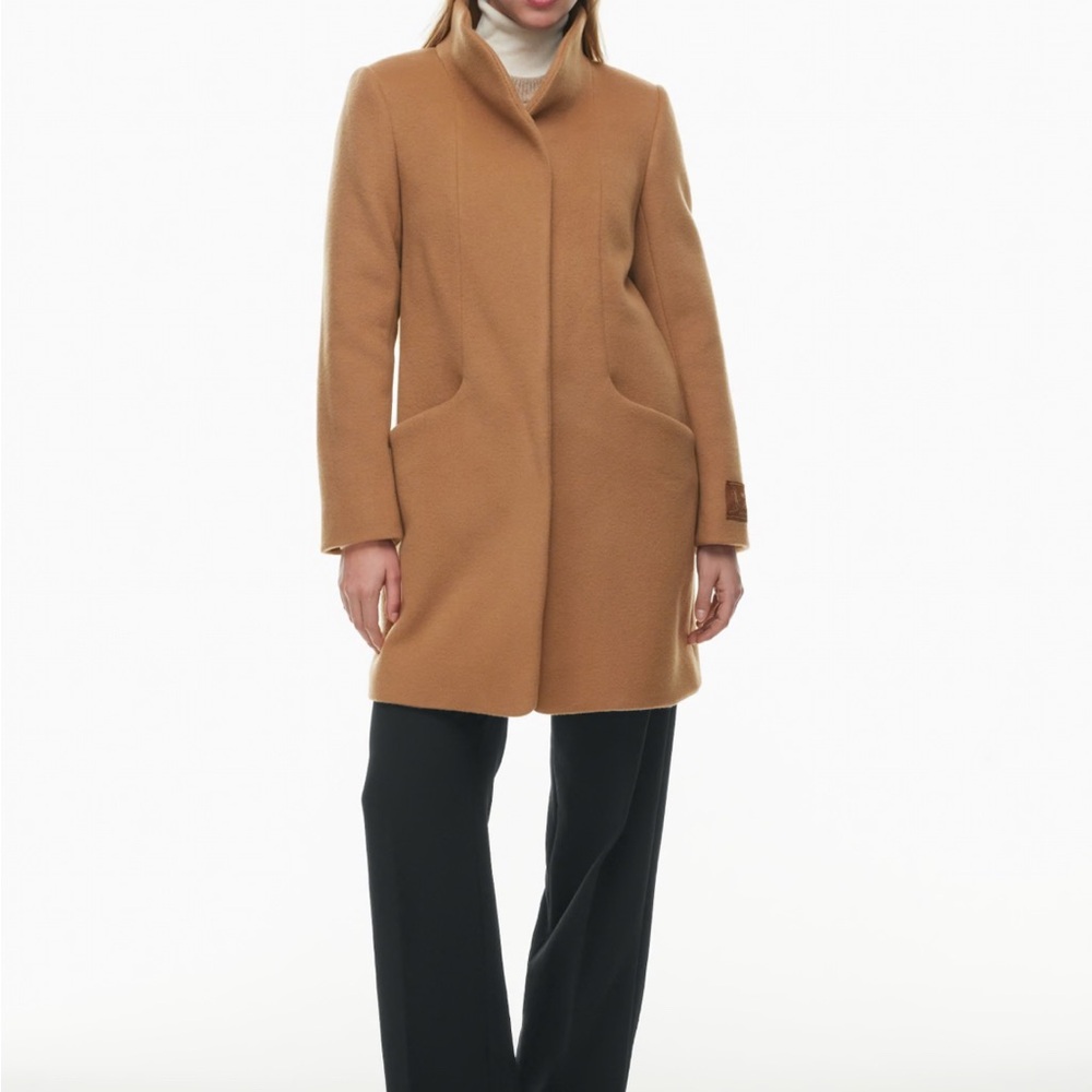 Aritzia Wilfred Cocoon Coat - Size XS - Camel